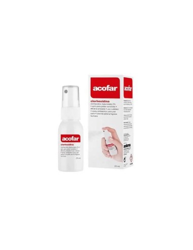 Acofar Clorhexidina Digluconato 2% Antiséptico Para Piel Sana 25 ml