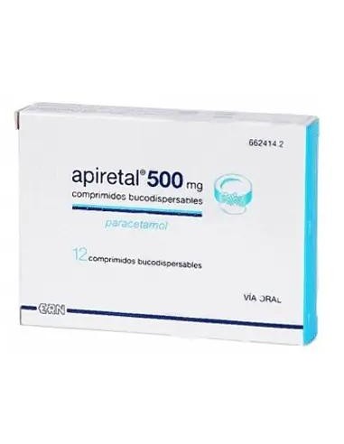 Apiretal 500 mg 12 comprimidos Bucodispersables