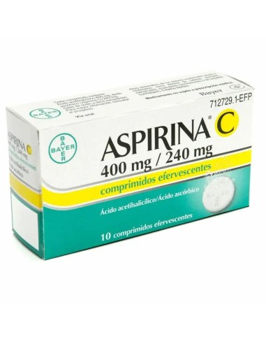 Aspirina C 10 Comprimidos Efervescentes