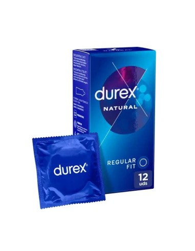 Durex Preservativos Originales Natural Plus, 12 unidades