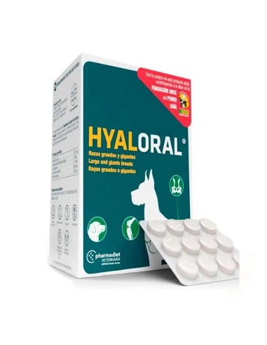 Hyaloral Perros Grandes 120 comprimidos