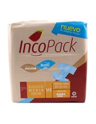 Incopack Noche Elastico Talla Mediana 80 unidades