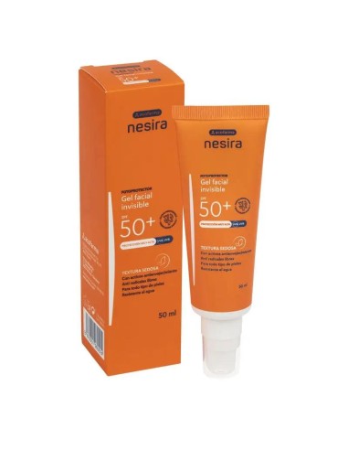 Nesira Gel Facial Invisible Spf50+, 50 ml