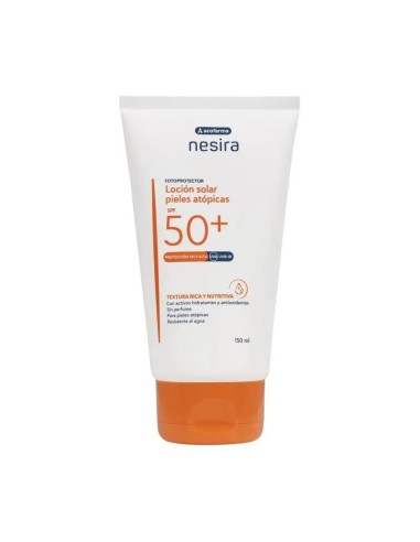 Nesira Loción Solar Piel Atópica Spf50+, 150 ml