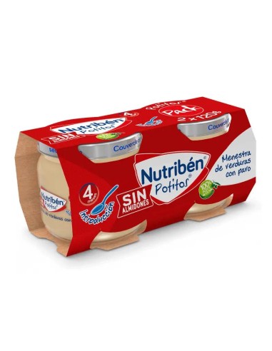 Nutribén Pack Potito Inicio a la Merienda, 2X120 gr