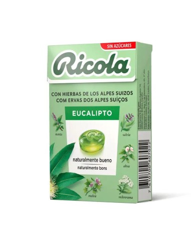 Ricola Caramelos Sin Azucar Eucalipto 50 G