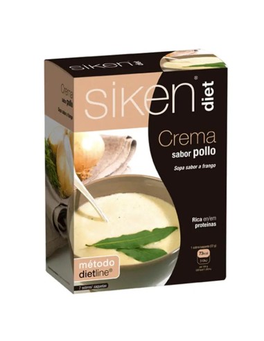 Siken Diet Crema Pollo 7 sobres