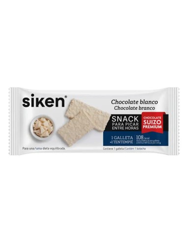 Siken Snack Galleta Chocolate Blanco 22 gr