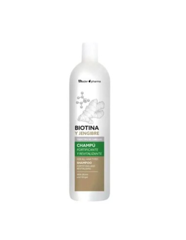 Th Pharma Champú Fortificante Y Revitalizante De Biotina Y Jengibre, 1 litro