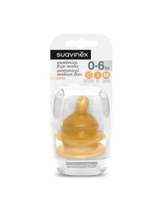 Suavinex Tetina Anatómica T-1M Látex, 2 unidades 2