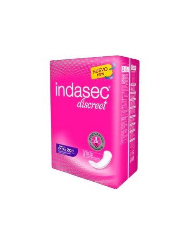 Indasec Descreet Extra Bolsa 20 Compresas