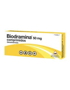 Biodramina 50 mg 4 Comprimidos 2