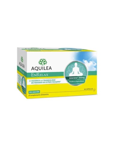Aquilea Enrelax Valeriana + Espino Blanco + Pasiflora, 84 cápsulas
