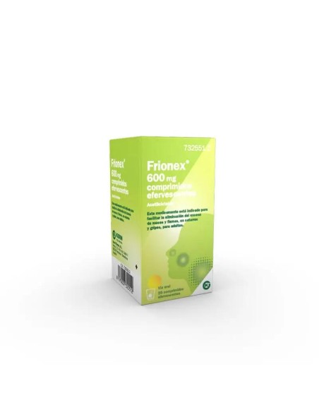 Frionex 600 Mg, 20 comprimidos efervescentes