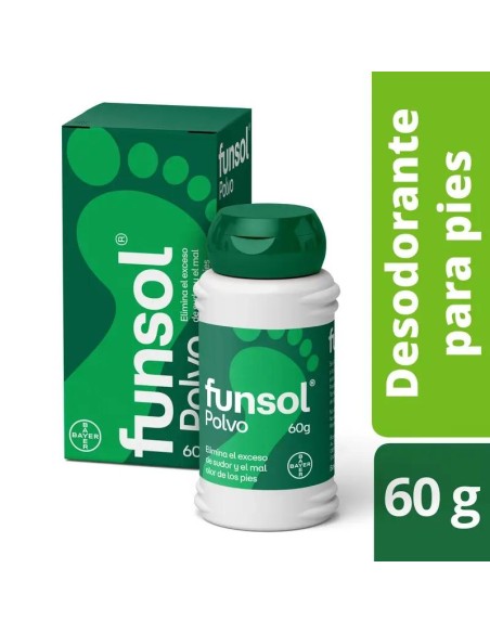 Funsol Desodorante En Polvo Pies 60 gr