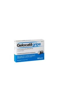 Gelocatil Gripe con Pseudoefedrina, 20 Comprimidos 2