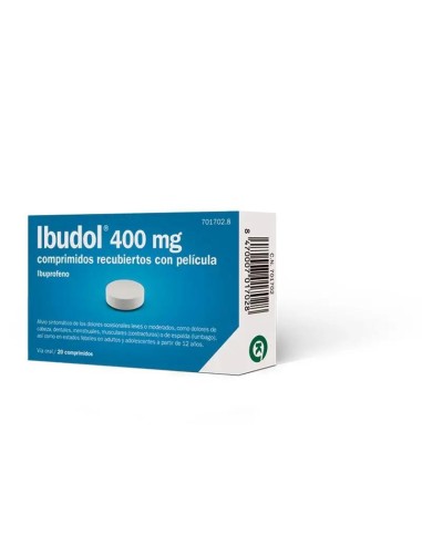 Ibudol Efg 400 mg 20 comprimidos Recubiertos