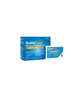 Ibudol Rapid, 400mg 20 sobres granulado para solución oral 2