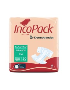 Incopack Anatómico Elástico Día Talla Grande, 4 unidades 2