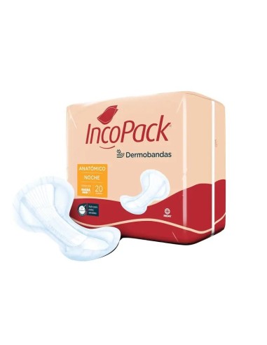Incopack Anatómico Noche, 80 unidades