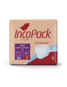 Incopack Pant Absorbente Día Talla Extra Grande, 80 unidades