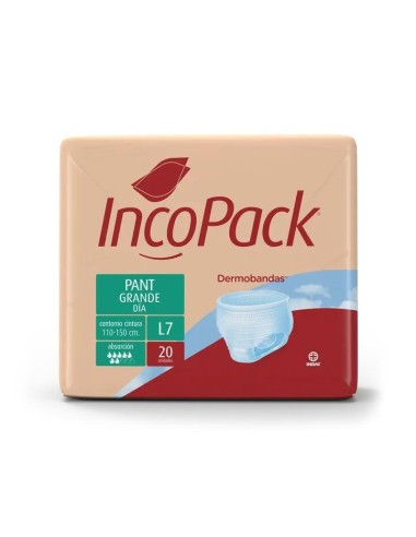 Incopack Pant Absorbente Día Talla Grande, 80 unidades