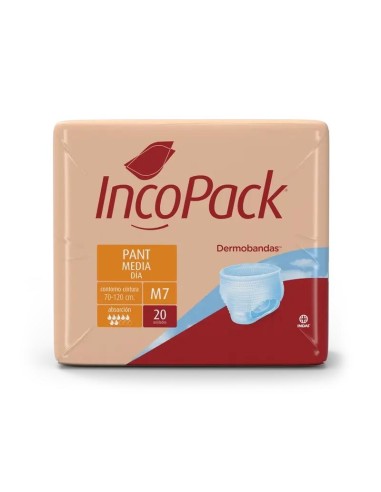 Incopack Pant Absorbente Día Talla Media, 80 unidades