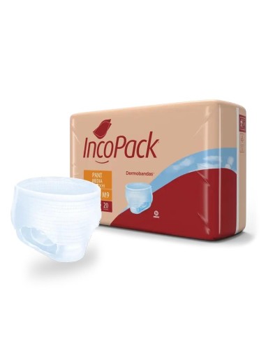 Incopack Pant Absorbente Supernoche Talla Media, 80 unidades