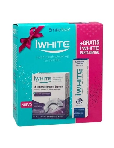 Iwhite Pack Kit Supremo, 10 moldes + pasta de regalo 75 ml
