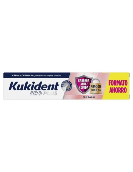 Kukident Pro Plus Barrera Anticomida Sin Sabor, 57 Gr Kukident Pro Plus Barrera Anticomida Sin Sabor, 57 Gr