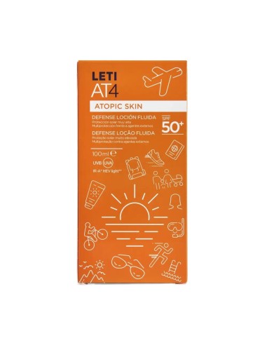 Leti At4 Defense Locion Fluida, 100 ml