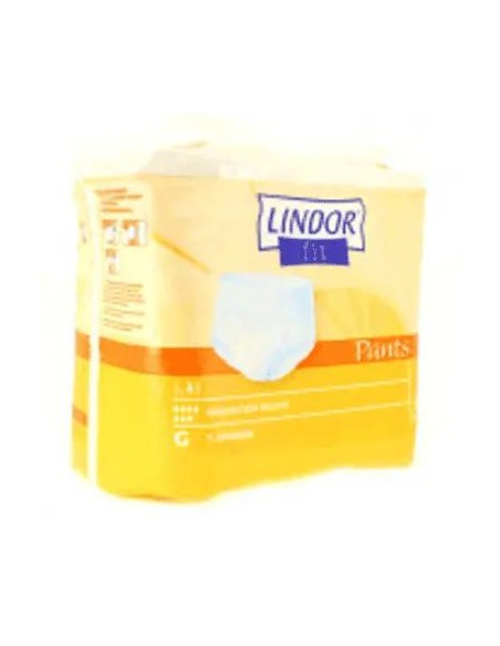 Lindor Pañales Fit Pants Día Talla L, 60 unidades