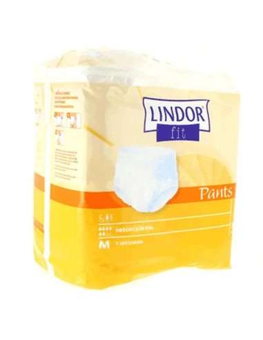 Lindor Pañales Fit Pants Día Talla M, 60 unidades