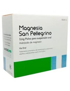 Magnesia San Pellegrino 3.6 gr Polvo Suspensión Oral 20 Sobres