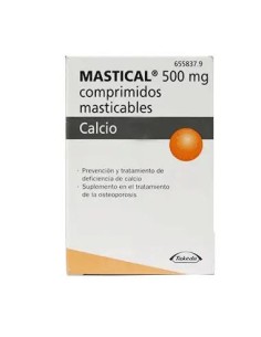 Mastical 500 mg Calcio 90 Comprimidos Masticables 2
