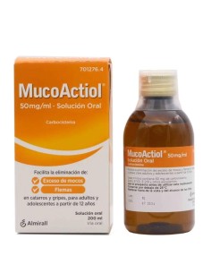 Mucoactiol 50 mg/ ml Solución Oral 200 ml