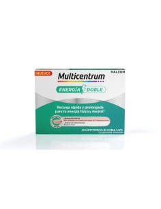 Multicentrum Energía Doble Complemento Alimenticio Multivitamínico, 20 comprimidos 2