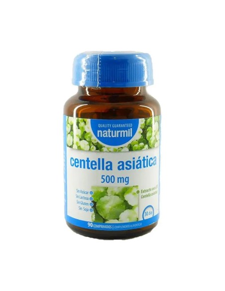 Naturmil Centella Asiatica 500 Mg, 90 comprimidos