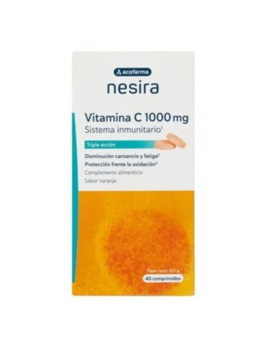 Nesira Vitamina C 1000 Mg, 40 cápsulas