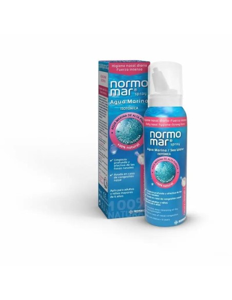 Normomar Agua Marina Isotónica Fuerza Intensa Spray Nasal, 120 ml