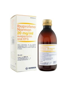 Normon Ibuprofeno 20 Mg/Ml Suspensión Oral, 1 frasco 200 ml 2