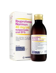 Normon Ibuprofeno Efg 40 Mg/Ml Suspensión Oral, 1 frasco 150 ml 2