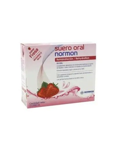 Normon Suero Oral Fresa Pack 2 x 250 ml