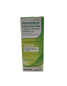 Normotus Expectorante 2 mg/ml + 20 mg/ml Solución Oral 1 Frasco, 200 ml 2