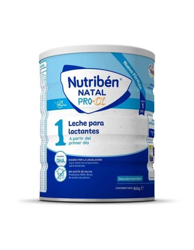 Nutriben Leche Natal Pro-Alfa Leche de Inicio, 800 gr