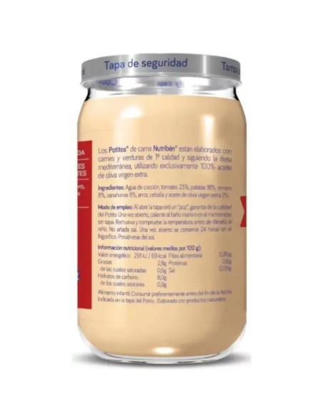 Nutriben Potito Ternera Patatas y Zanahoria 235 gr