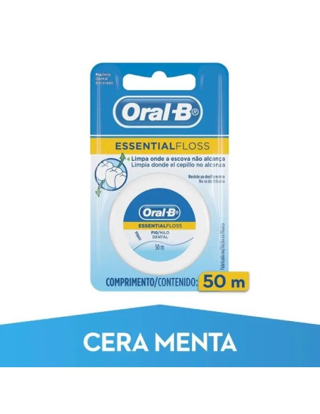 Oral-B Essential Floss Seda Dental Menta 50 M