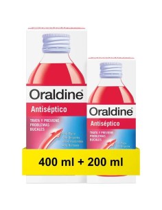 Oraldine Antiseptico Pack 400Ml + 200Ml 2