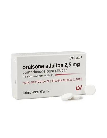 Oralsone Adultos 2,5 mg 12 comprimidos Para Chupar