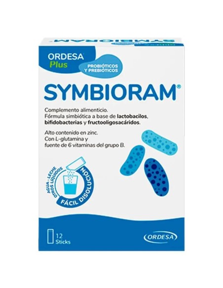Ordesa Plus Symbioram Sticks 2,5Gr, 12 unidades